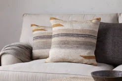 Aravali Wool Cushion Cover - Ochre