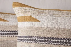 Aravali Wool Cushion Cover - Ochre
