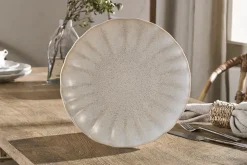 Aruvi Dinner Plate - Cream