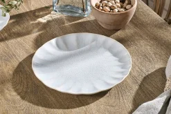 Aruvi Dinner Plate - Cream