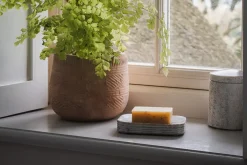 Asana Marble Soap Dish - Grey