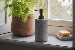 Asana Marble Soap Pump - Grey