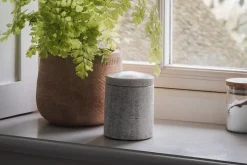 Asana Marble Storage Jar - Grey