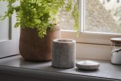 Asana Marble Storage Jar - Grey