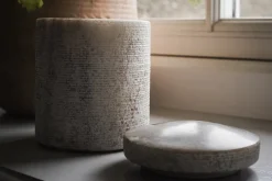 Asana Marble Storage Jar - Grey