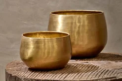 Atsu Brass Planter