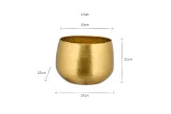 Atsu Brass Planter
