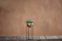 Atsu Brass Planter Stand