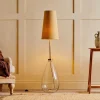 Baba Recycled Glass Floor Lamp - Clear