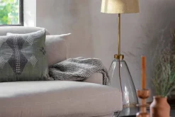 Baba Recycled Glass Floor Lamp - Clear