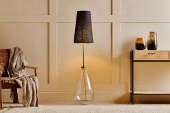 Baba Recycled Glass Floor Lamp - Clear