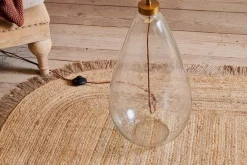 Baba Recycled Glass Floor Lamp - Clear