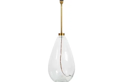 Baba Recycled Glass Floor Lamp - Clear