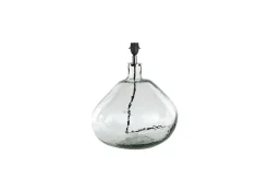 Baba Recycled Glass Lamp - Clear - Large Wide