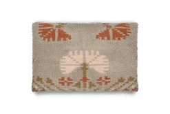 Bagru Wool & Cotton Cushion Cover - Soft Grey