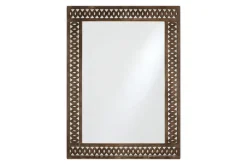 Bahula Decorative Outdoor Mirror - Rust