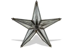 Bakara Star Tree Topper - Antique Silver
