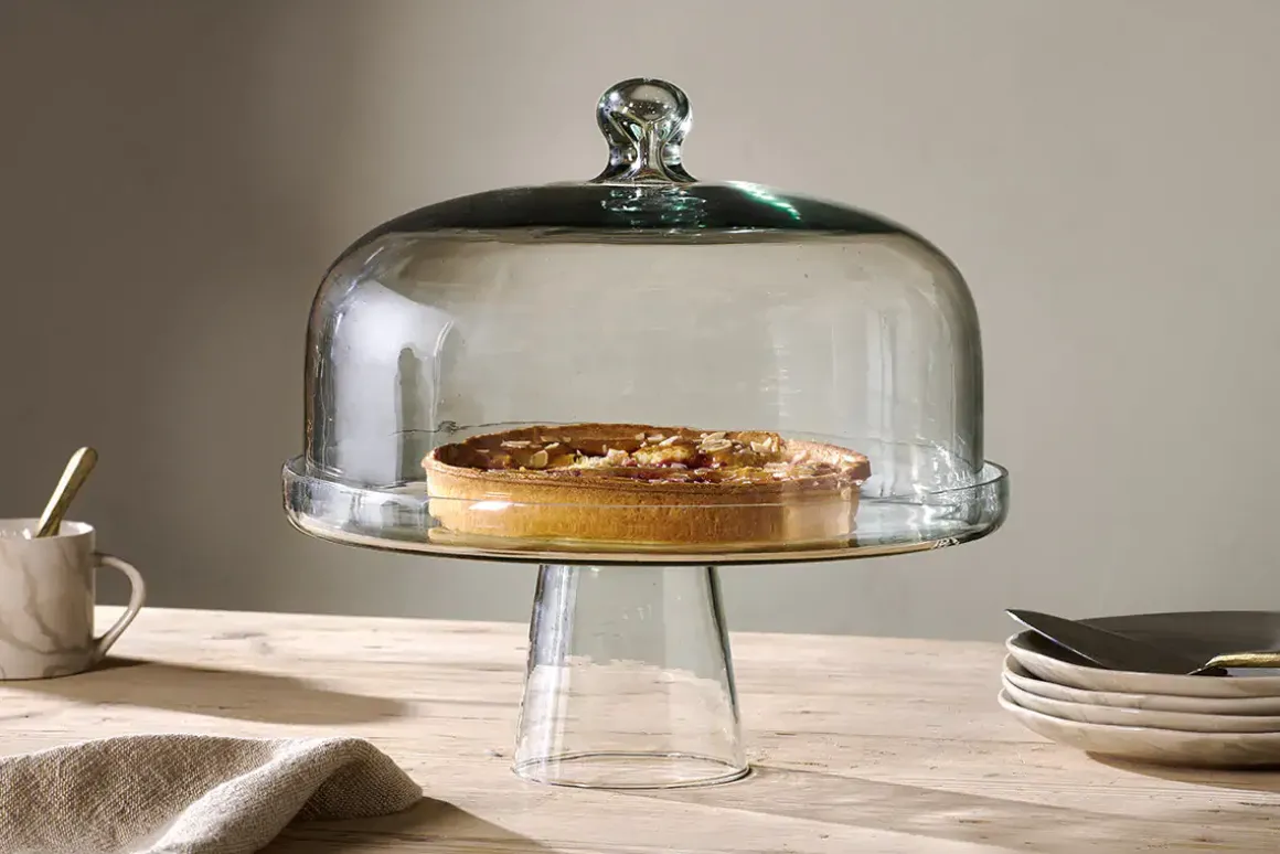 Banjara Glass Dome Cake Stand