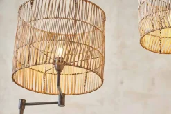 Banso Wicker Lampshade - Natural - Large