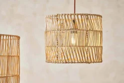 Banso Wicker Lampshade - Natural - Medium