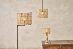 Banso Wicker Lampshade - Natural - Medium