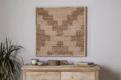 Bawal Wall Art - Cross - Natural