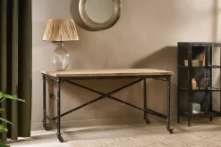 Benia Iron & Reclaimed Wood  Desk