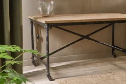 Benia Iron & Reclaimed Wood  Desk