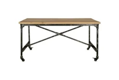 Benia Iron & Reclaimed Wood  Desk