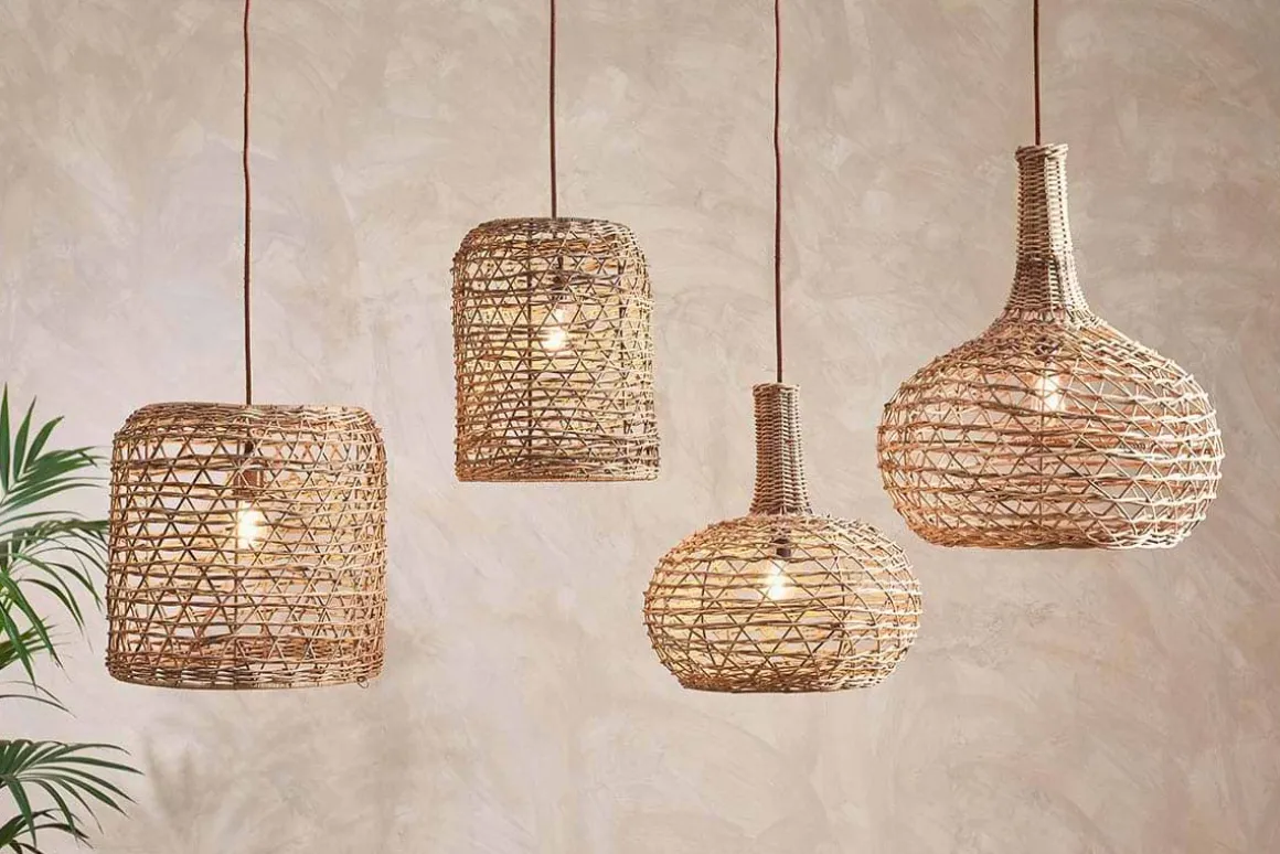 Beru Rattan Lampshade - Conical - Small