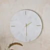 Besa Marble Clock - White