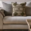 Bhumi Wool & Jute Cushion Cover - Moss Green