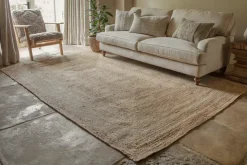 Braided Hemp Rug - Natural - Extra Large