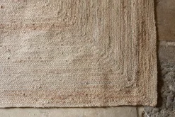 Braided Hemp Rug - Natural - Extra Large