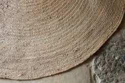Braided Hemp Rug - Round