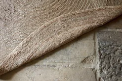 Braided Hemp Rug - Round