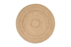 Braided Hemp Rug - Round