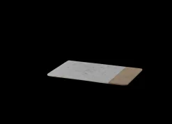 Bwari Long Marble Serving Board - White