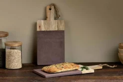 Cassia Mango Wood & Stone Board - Natural