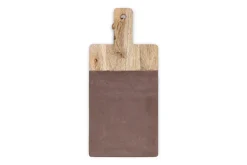 Cassia Mango Wood & Stone Board - Natural