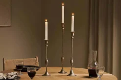 Chaipat Candlestick - Antique Brass