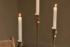 Chaipat Candlestick - Antique Brass