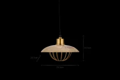 Chakai Wood & Metal Pendant - Small