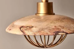 Chakai Wood & Metal Pendant - Large