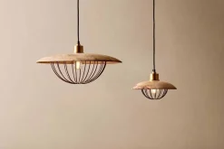 Chakai Wood & Metal Pendant - Large