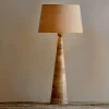 Chameli Mango Wood Table Lamp - Natural