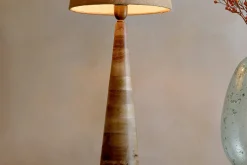 Chameli Mango Wood Table Lamp - Natural
