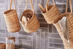 Chapad Hemp Wide Wall Hung Basket