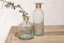 Chara Hammered Bottle - Lines - Small