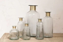 Chara Hammered Bottle - Lines - Small